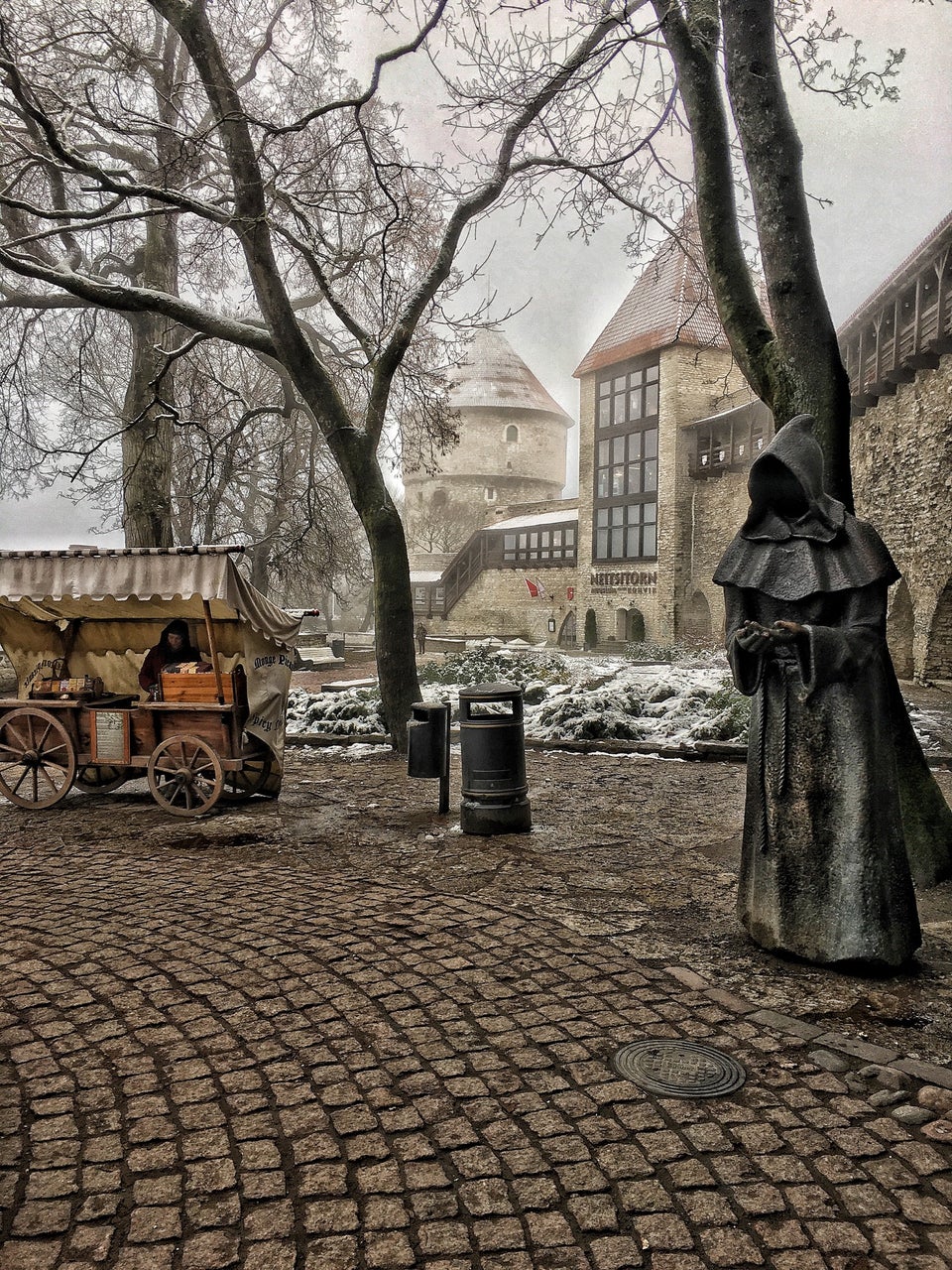 Sculpture dans le jardin