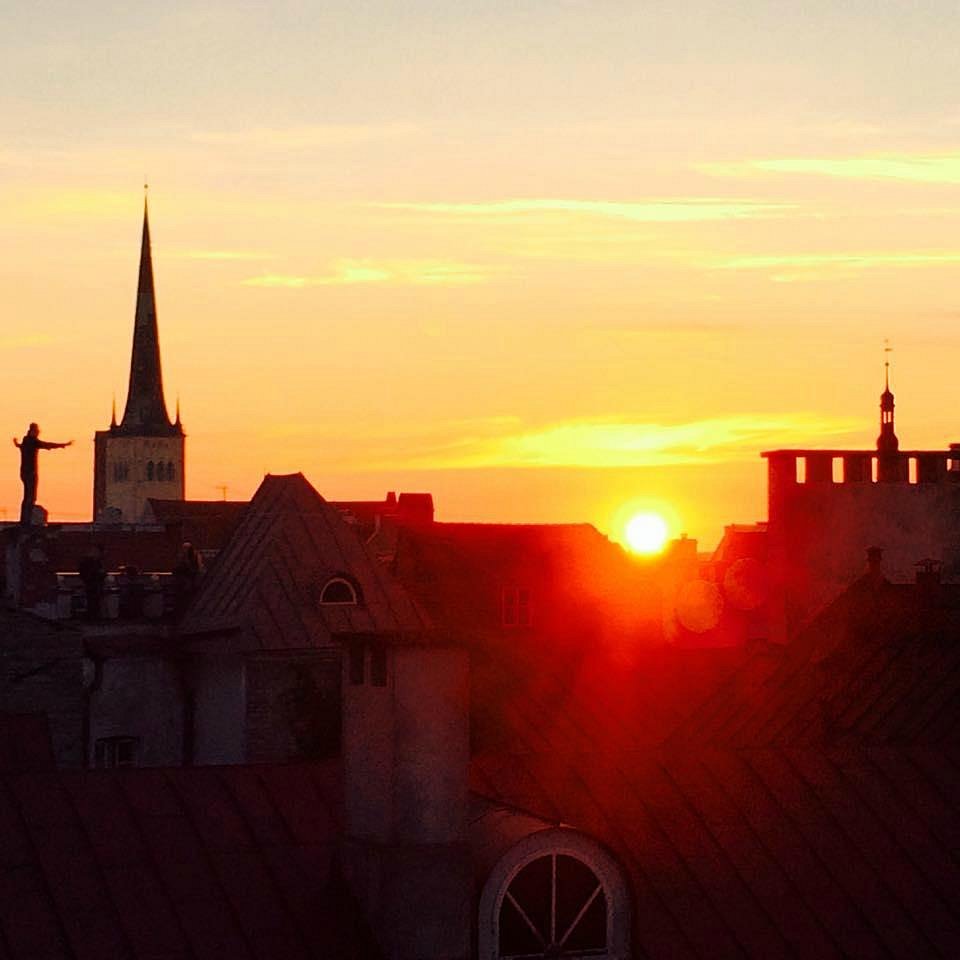 Vue de la vieille ville de Tallinn